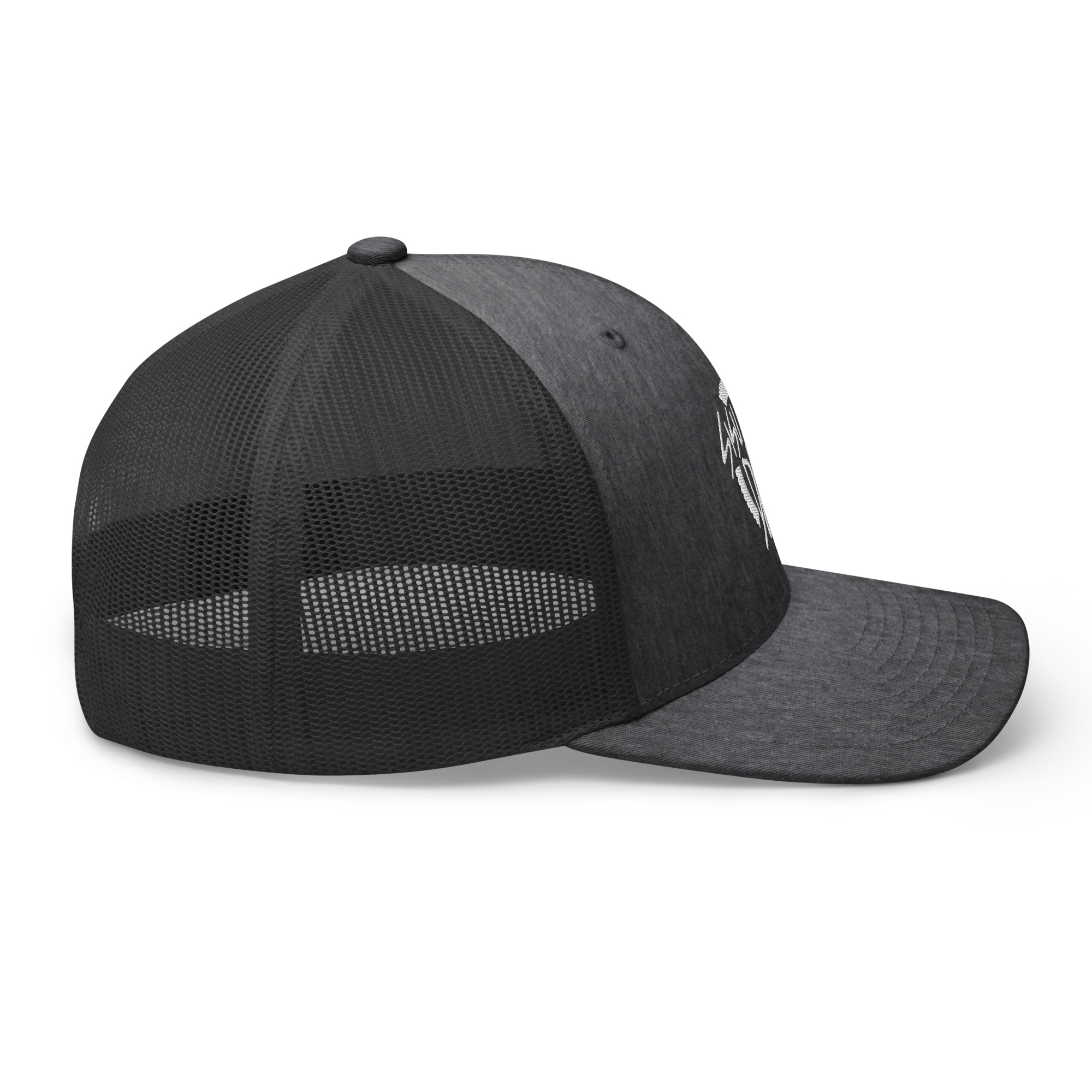 Sisu Dirt Crew Logo Charcoal Trucker Cap - Image 5