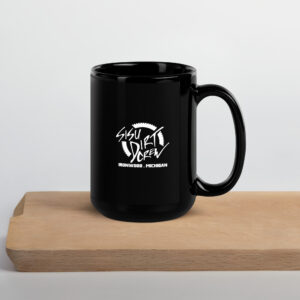 Sisu Dirt Crew Logo Black Glossy Mug