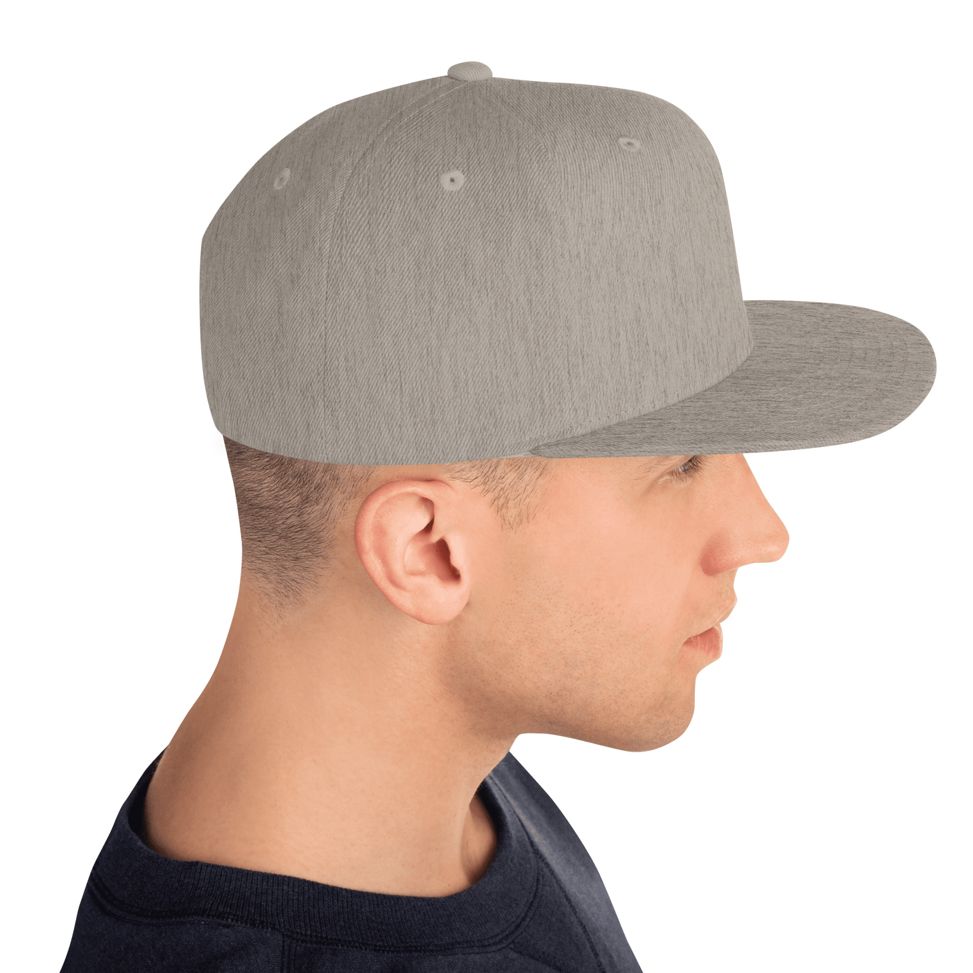 Sisu Dirt Crew Heather Gray Snapback Hat - Image 4