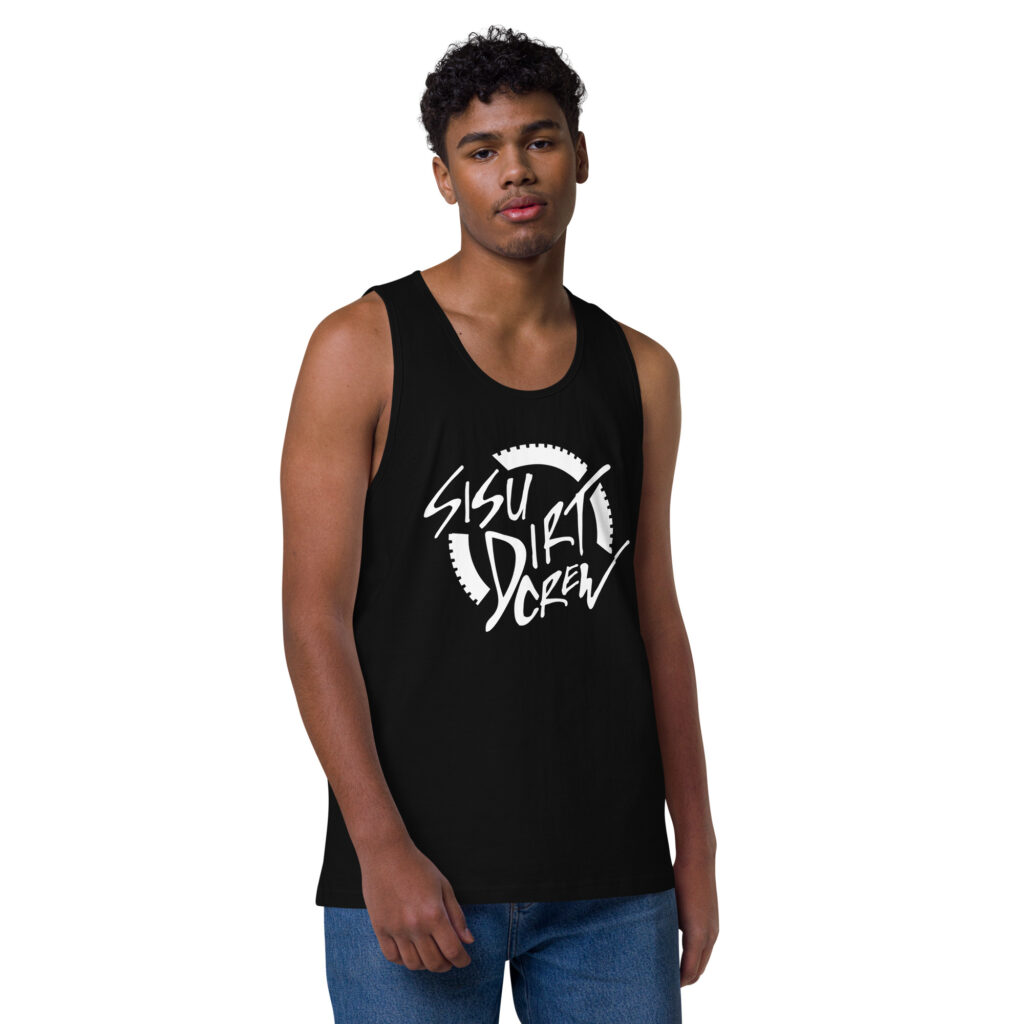 Sisu Dirt Crew Logo Men’s premium tank top