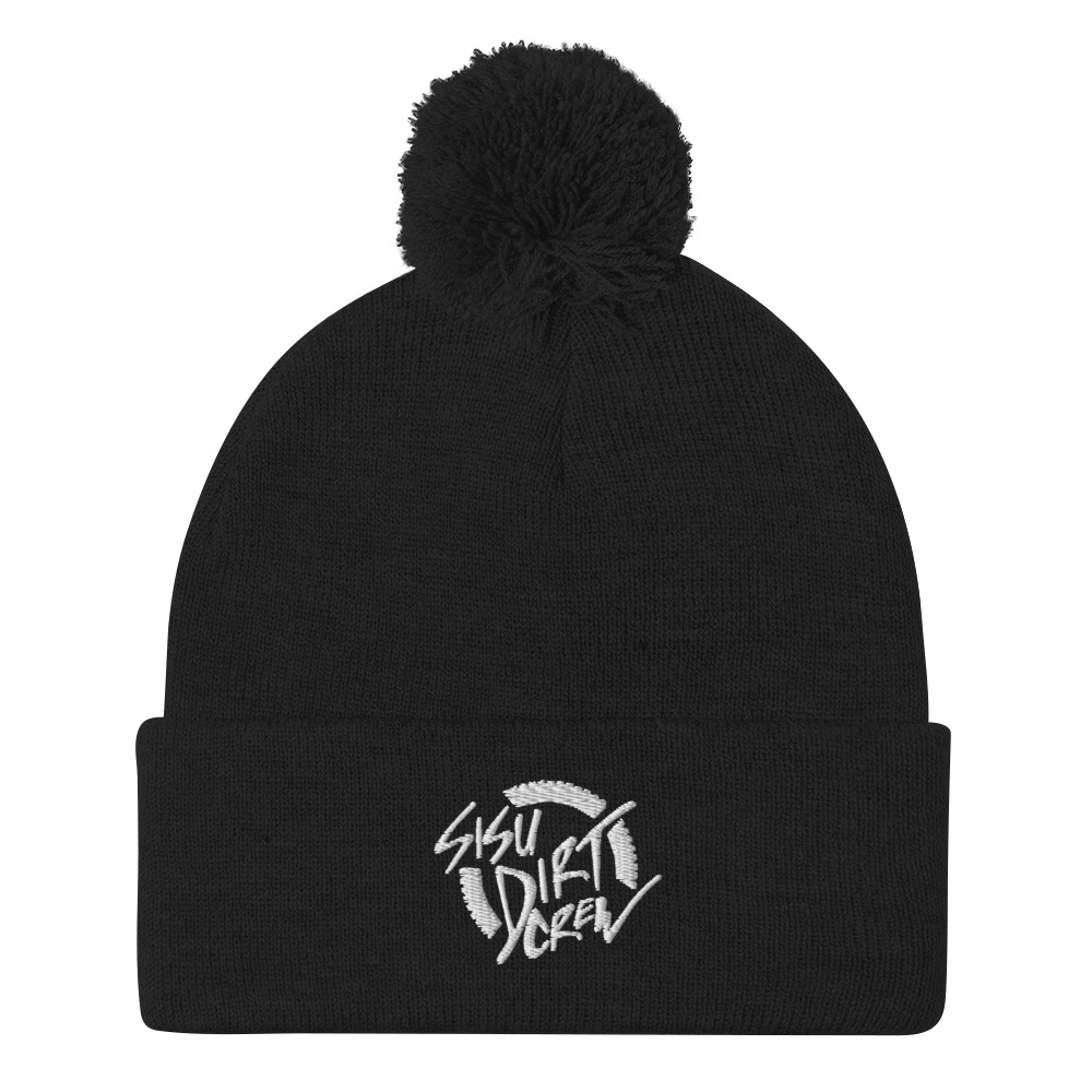 Sisu Dirt Crew Logo Pom-Pom Beanie - Image 2