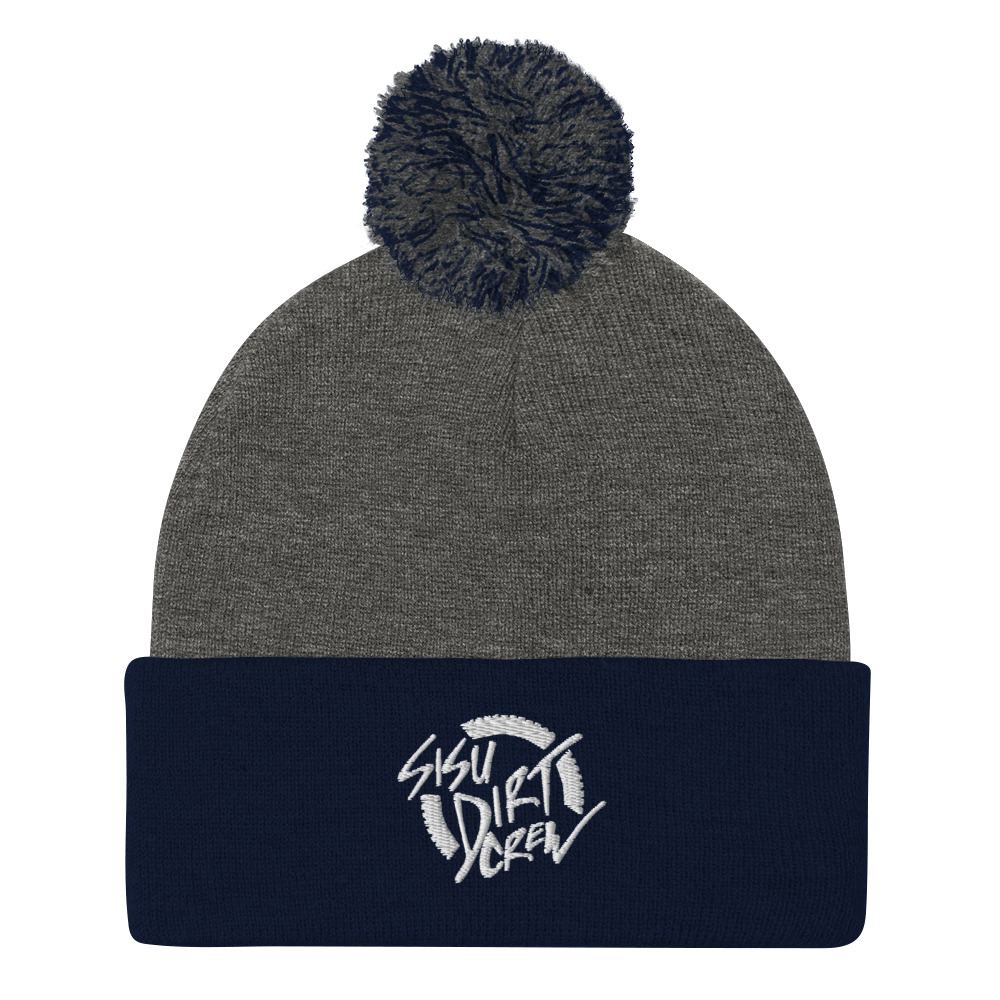 Sisu Dirt Crew Logo Pom-Pom Beanie - Image 6