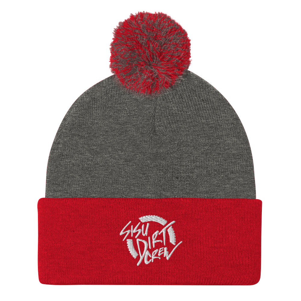 Sisu Dirt Crew Logo Pom-Pom Beanie - Image 5
