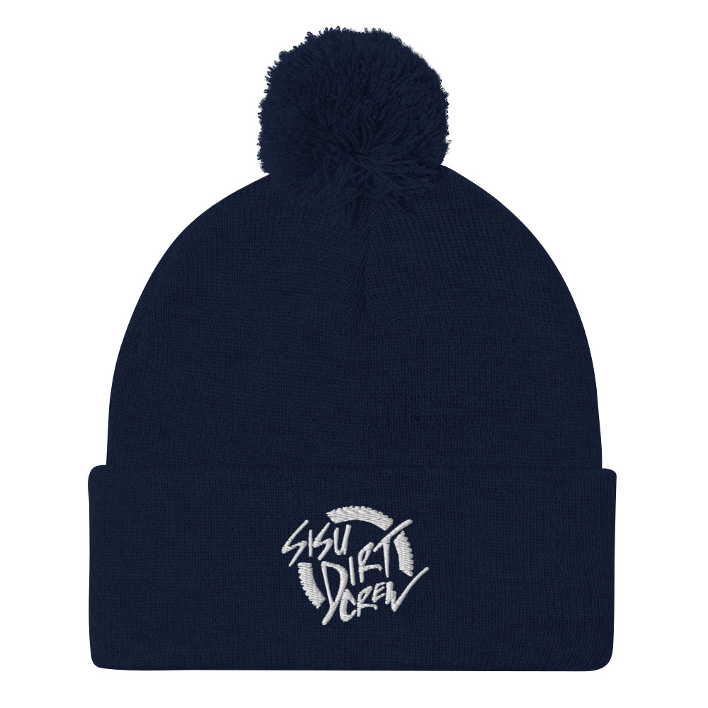 Sisu Dirt Crew Logo Pom-Pom Beanie - Image 3