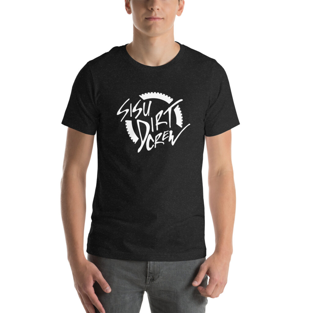 Sisu Dirt Crew Logo Black Unisex t-shirt