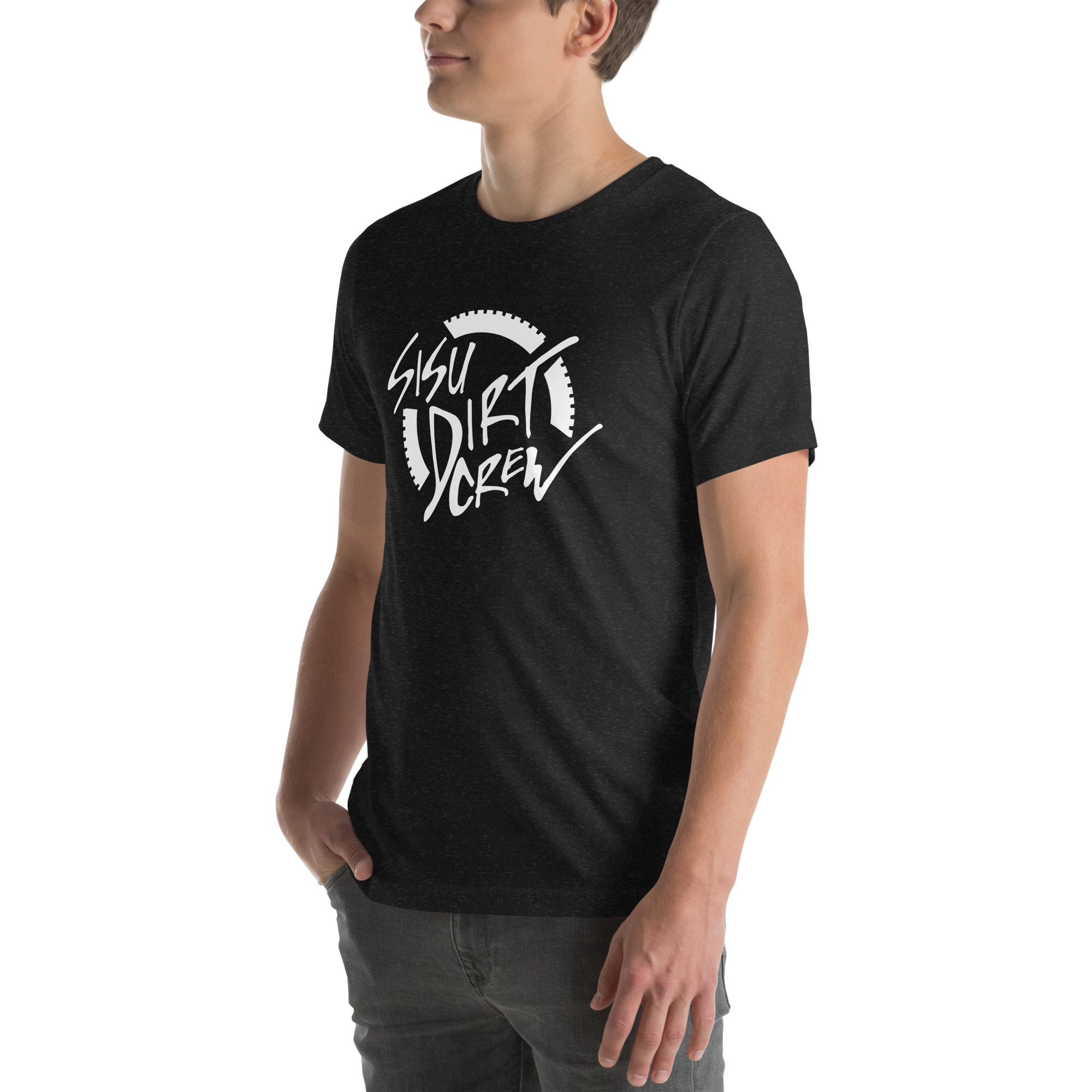 Sisu Dirt Crew Logo Black Unisex t-shirt - Image 9